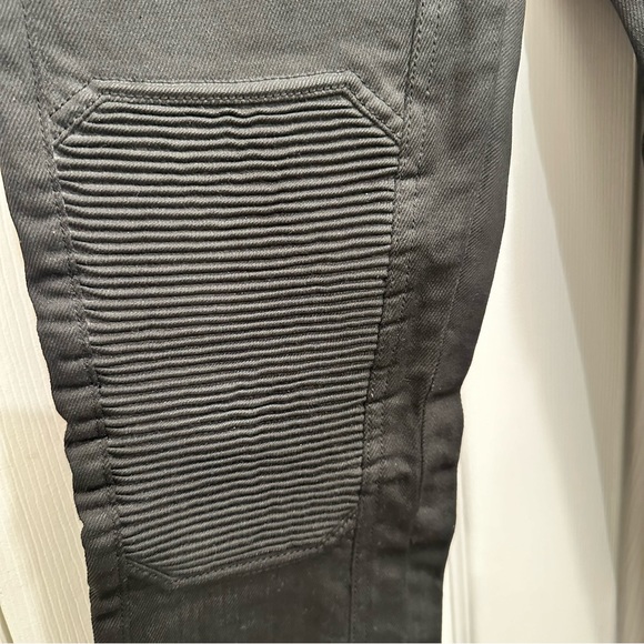 Belstaff Black Men's Jeans Cargo Stretch Trousers Slim Biker Zip BLACK W28 - Picture 5 of 10